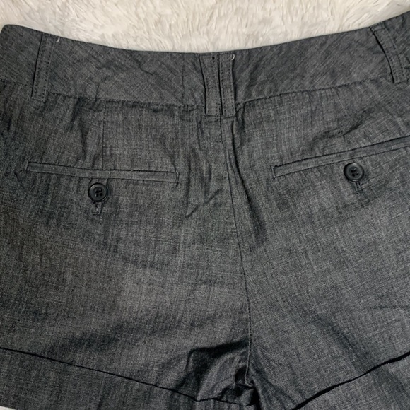 Express Pleat Front Black/ Grayish Shorts - Picture 7 of 12